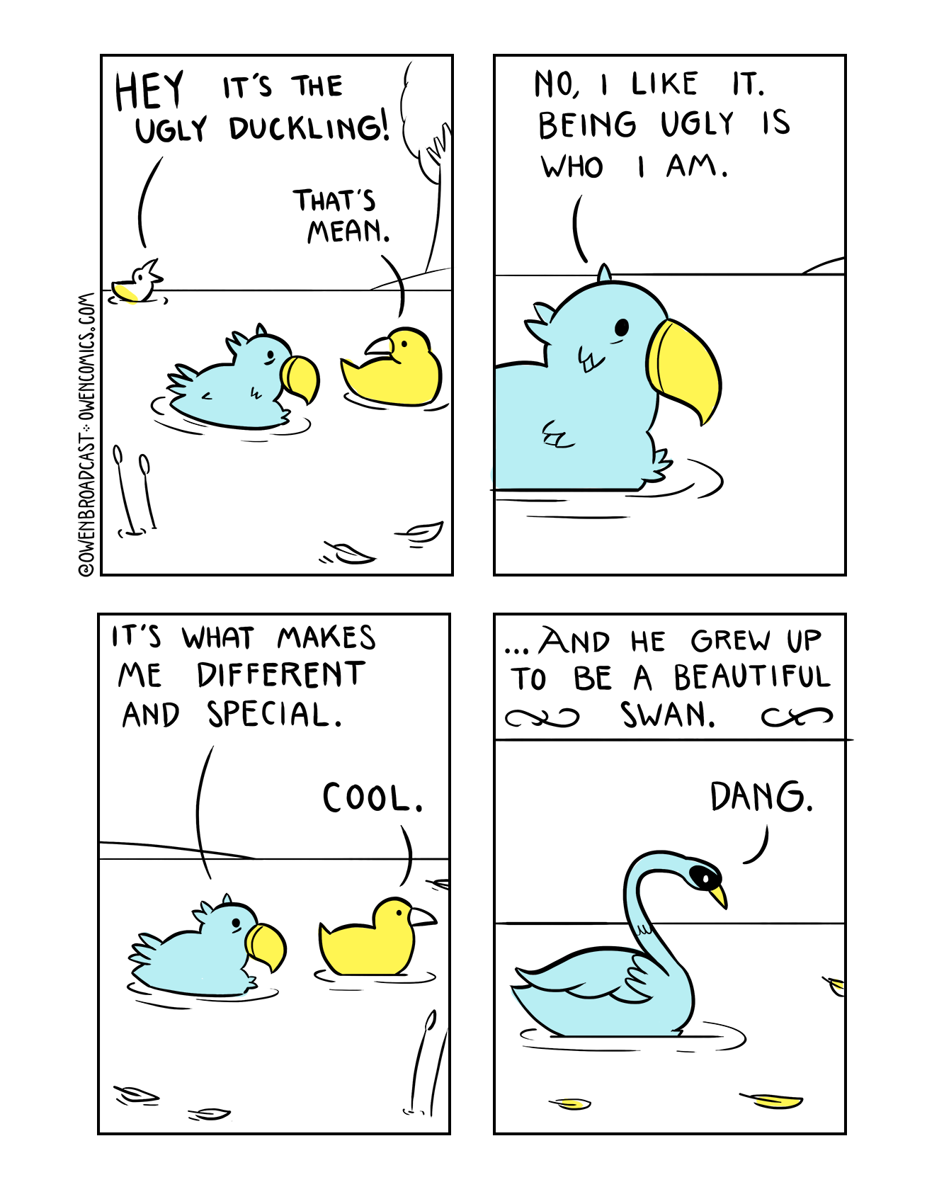 ducked